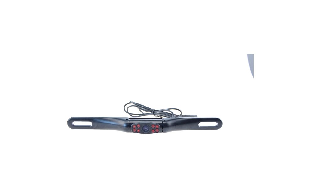 JPC-20 Metal License Plate Eight-Light Car Camera (Metal License Plate Shell + 8 LEDs)