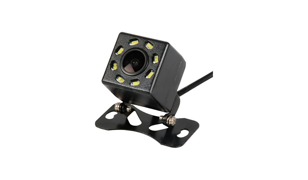 JPC-26 Square plug-in car camera with a circle of lights (square plug-in + ring LED fill light)