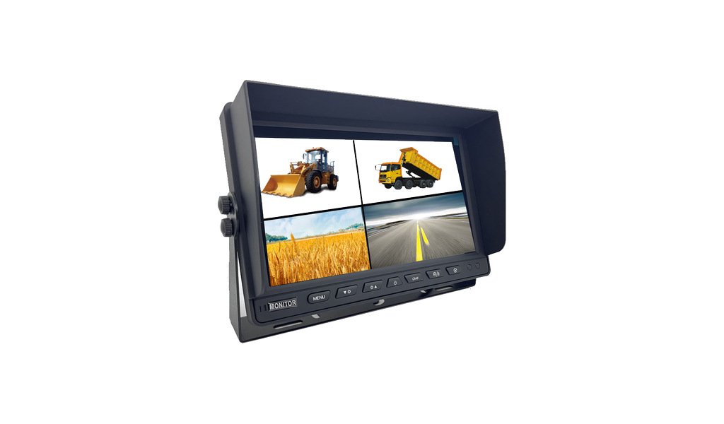 JPM-1016Q 10.1-inch Quad AHD Monitor (Built-in DVR/Four-channel recording/12 split modes/Support 256G)