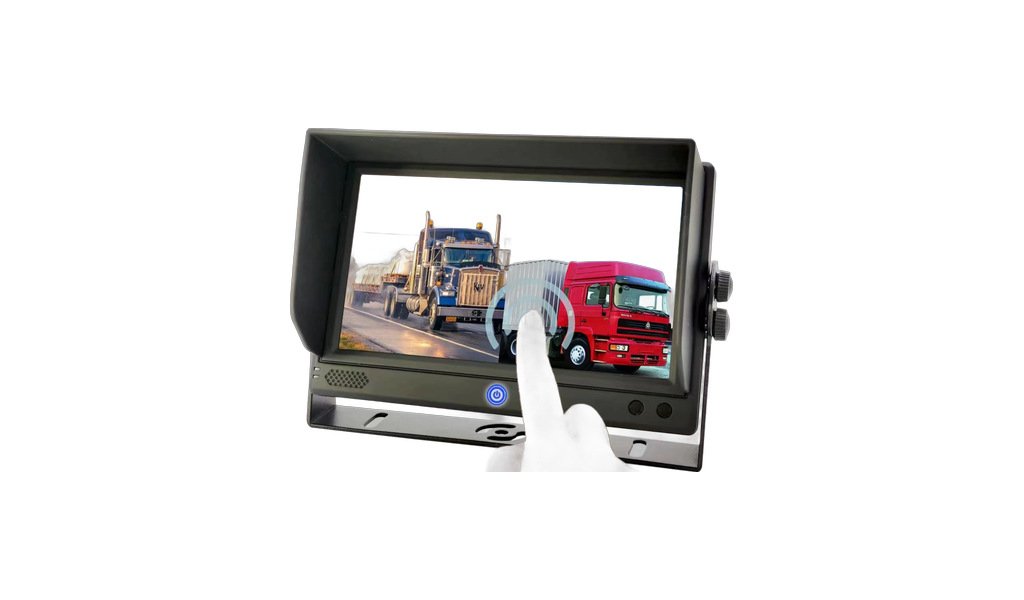 JPM-708 7-inch touch vehicle display (touch screen + touch power switch / CVBS and AHD compatible / menu can be