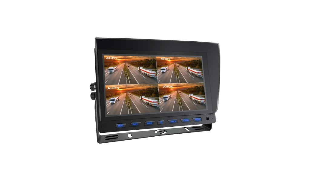 JPM-906Q 9-inch quad AHD monitor (built-in DVR/quad recording/12 split modes/support 256G)