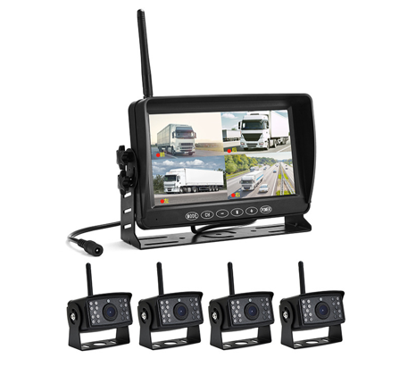 FWR-704 7inch Digital wireless camera rearview system,wireless security ...