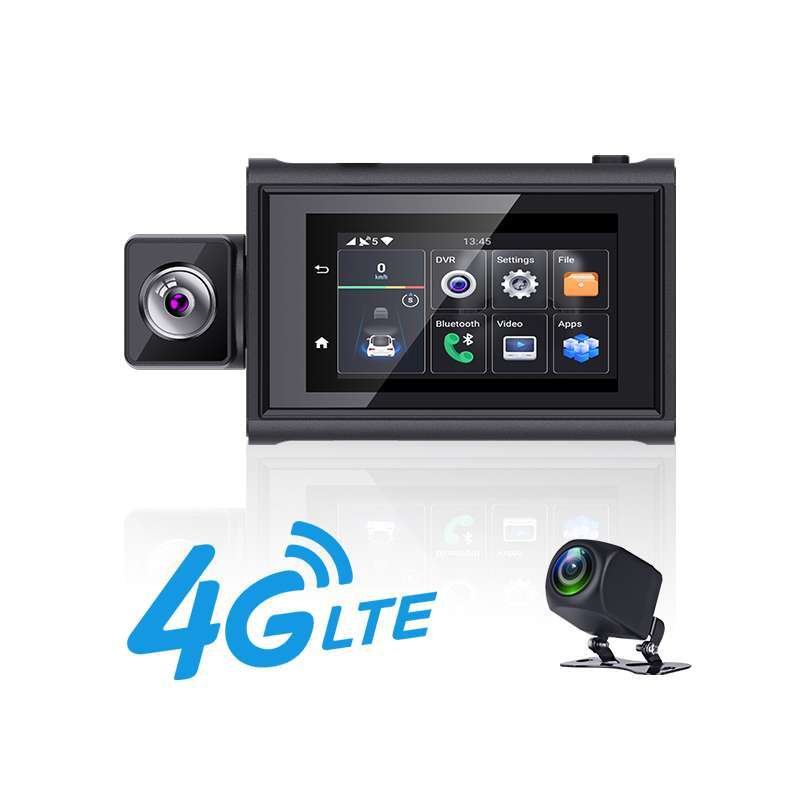 3inch touch screen with display 4g dashcam
